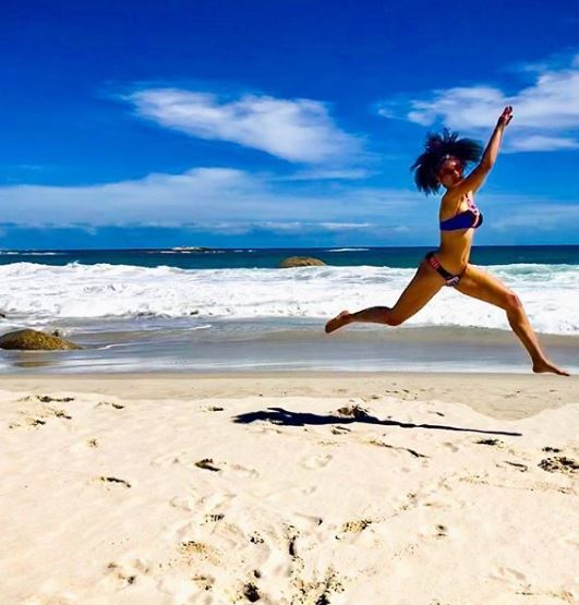 Photos 5 Beach Pose By Pearl Thusi Fakaza News